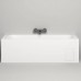 Salini Orlanda Plus Встраиваемая ванна 190х100х60cм, прямоуг. чаша, S-Sense, цвет: белый глянцевый. 102014G,  23101H