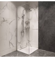 Душевая перегородка DIWO Орёл 70 см, профиль хром матовый