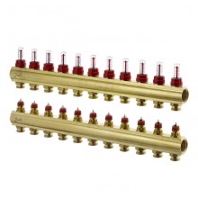 Комплект коллекторов Danfoss FHF-11F для 11 контуров. 088U0531