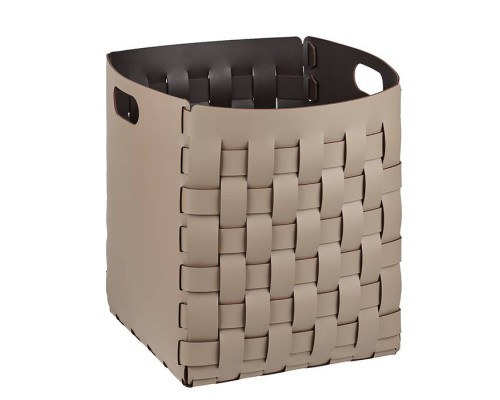 ADJ Корзинка Bottega, 35x35xH40 см., цвет: капучино/шоколад. 1047.04/06 ADJ Корзинка Bottega, 35x35xH40 см., цвет: капучино/шоколад. 1047.04/06