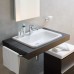 Laufen Pro S Раковина 56х44х20 см, встраиваемая сверху, с 1 отв., без перелива, цвет: белый. 8.1396.1.000.104.1