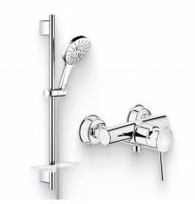 Душевой комплект Смеситель для душа Grohe BauClassic 32867000 + Гарнитур Rainshower SmartActive 26575000 EcoSmart