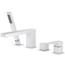 Timo 2130/16Y Selene Смеситель на борт ванны, на 4 отв., Комплект, белый матовый 2130/16Y