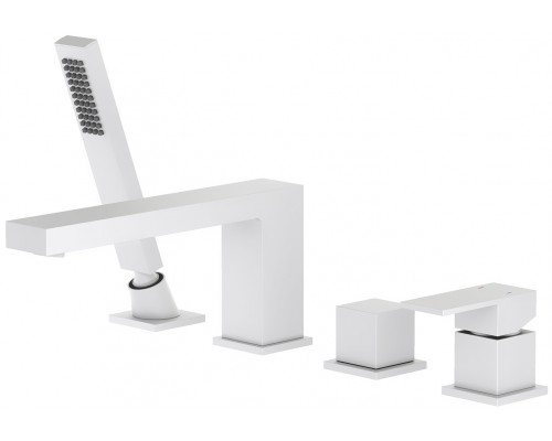 Timo 2130/16Y Selene Смеситель на борт ванны, на 4 отв., Комплект, белый матовый 2130/16Y