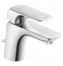 Kludi 41 029 0575 Ameo Смеситель для раковины 75 мм, со сливным гарнитуром, 6 л/мин 410290575