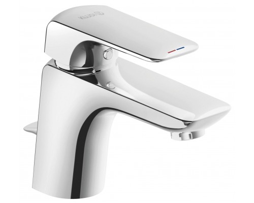 Kludi 41 029 0575 Ameo Смеситель для раковины 75 мм, со сливным гарнитуром, 6 л/мин 410290575