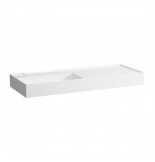 Laufen Kartell Раковина 120х46х12 см, без отв., без перелива, цвет: белый. 8.1333.2.000.112.1