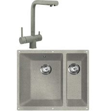 Комплект Мойка Lava U2 scandic + Смеситель SG14 SCA scandic
