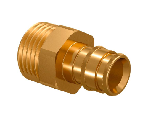 Штуцер Uponor QE 50-G1 1/2 НР с наружной резьбой 1047864