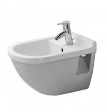 Duravit Starck 3 Биде подвесное, с перел., с 1 отв. под смес., 36x54см, Цвет: Белый. 2230150000
