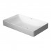 Duravit DuraSquare Умывальник 60х33.5см, накладная, без перелива, цвет: белый. 2355600000