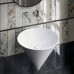 Kerama Marazzi Cono Раковина 44.5х44.5х35см., подвесная, без отв., без перелива, цвет: белый глянцевый. CO.wb.44,  F.WB.CO