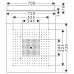 Axor ShowerHeaven Верхний душ 720 x 720 мм, потолочный монтаж, без подсветки, frac34;, цвет: нерж.сталь. 10625800