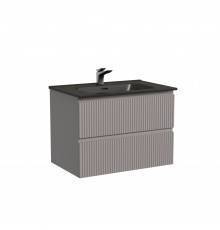 Тумба с раковиной Sancos Snob R 70, doha soft, раковина CN7007MB