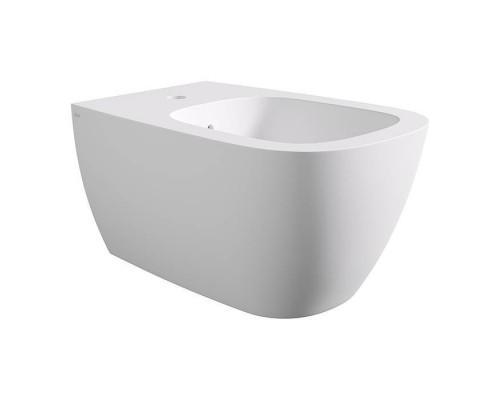 Alice Wunder Биде подвесное 53х31см., с набором для крепления, цвет: белый матовый. 45010109SET