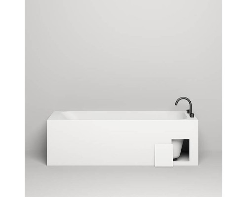 Salini Orlanda Plus Встраиваемая ванна 190х100х60cм, прямоуг. чаша, S-Sense, цвет: белый глянцевый. 102014G,  23101H