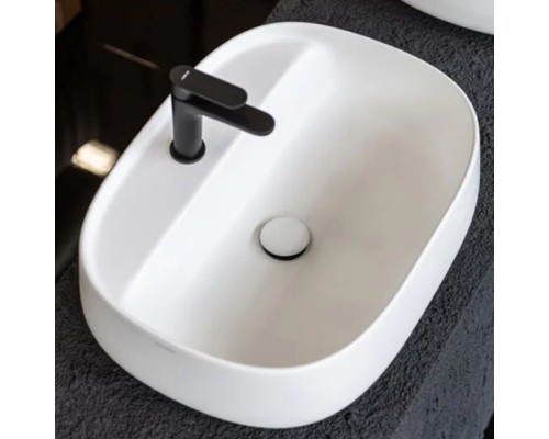 Artceram Whisky 60 Раковина накладная 60х45см., с 1 отв., покрытие saniglaze, цвет: белый. WHL002 01 34