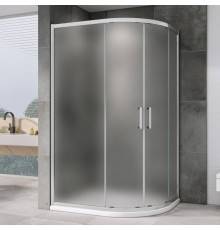 Душевой уголок Abber Schwarzer Diamant AG01190M 100x90, профиль хром матовый, стекло матовое