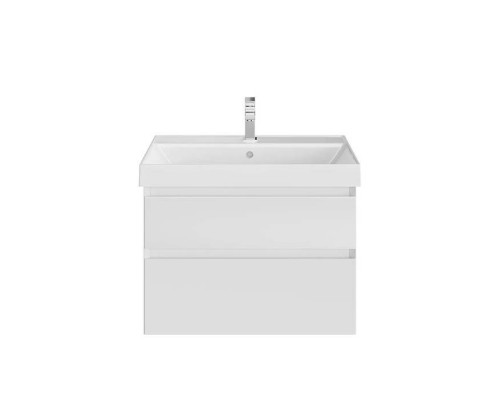 Kerama Marazzi Cubo Тумба подвесная 70см, с ящиками, цвет: белая матовая. CUB.70.2\WHT.M
