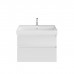 Kerama Marazzi Cubo Тумба подвесная 70см, с ящиками, цвет: белая матовая. CUB.70.2\WHT.M