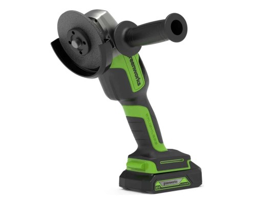 Машина шлифовальная угловая аккумуляторная Greenworks GD24AG 24V (АКБ 4.0 Ач и ЗУ) Машина шлифовальная угловая аккумуляторная Greenworks GD24AG 24V (АКБ 4.0 Ач и ЗУ)