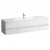 Laufen Living Square Тумба подвесная 180x48см, с раковиной, мультиколор, цвет: 37 темно-коричневый. 8.1643.8.000.104.1,  4.0136.1.075.999.1 - цвет 37 темно-коричневый