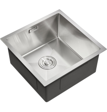 Мойка кухонная Milacio Steel Denia 44 MC.77430 сталь нержавеющая
