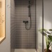 Hansgrohe Rebris E Смеситель для душа, настенный, цвет: черный матовый. 72650670