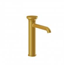 Gessi Origini Смеситель для раковины, на 1 отв., H=24.7см., в компл. с отделочной вставкой, цвет: Glossy Ocra. 66006#277