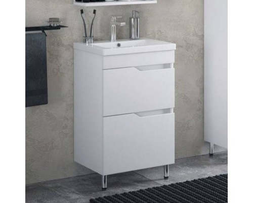 Тумба с раковиной Corozo Теона Z2 50 белая