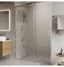 Душевая дверь в нишу BelBagno Luce BF-1-140-C-Cr профиль хром, стекло прозрачное