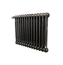 Стальной трубчатый радиатор Arbonia 2250, 6 секций, высота: 2500 мм, длина: 270 мм, цвет: KlarLack (прозрачный лак), нижнее подключение № 69, размер подключения 1/2, нижний встроенный термовентиль