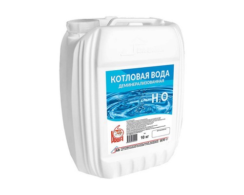 Вода котловая деминерализованная двойной очистки АльфаХим PROFI 10кг . ПВК-010