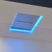 Antonio Lupi Душевая система Meteo XXL 100x75x11 см, с подсветкой LED, цвет: полированная сталь. METEOXXL_BAL