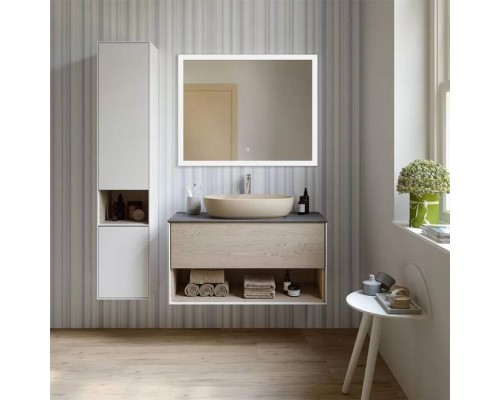 Kerama Marazzi Plaza Раковина накладная, 60х37см., с 1 отв., цвет: песочная матовая. PLR.wb.60\SAN