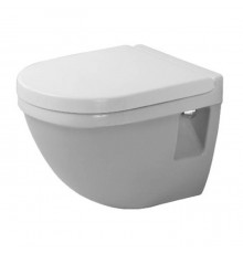 Duravit Starck 3 Унитаз подвесной Сompact, укороченная модель 36x48.5см, цвет: белый. 2202090000