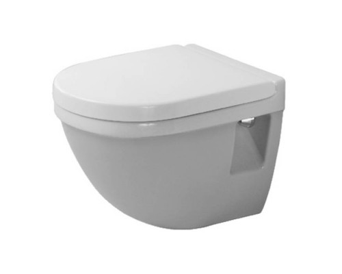 Duravit Starck 3 Унитаз подвесной Сompact, укороченная модель 36x48.5см, цвет: белый. 2202090000