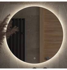 Зеркало круглое Defesto Opti DF 2844S 70 с LED-подсветкой, 4500К, сенсорный выключатель