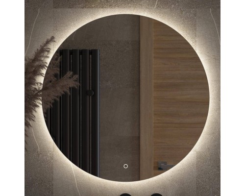 Зеркало круглое Defesto Opti DF 2844S 70 с LED-подсветкой, 4500К, сенсорный выключатель Зеркало круглое Defesto Opti DF 2844S 70 с LED-подсветкой, 4500К, сенсорный выключатель