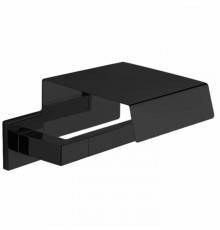 Colombo Basic Q Держатель туалетной бумаги, с крышкой, цвет: чёрный матовый. B3791.NM