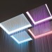 Antonio Lupi Душевая система Meteo XXL 100x75x11 см, с подсветкой LED, цвет: полированная сталь. METEOXXL_BAL