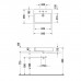 Duravit Vero Раковина 59.5x46.5см., 1 отв., с переливом, цвет: белый. 0452600000