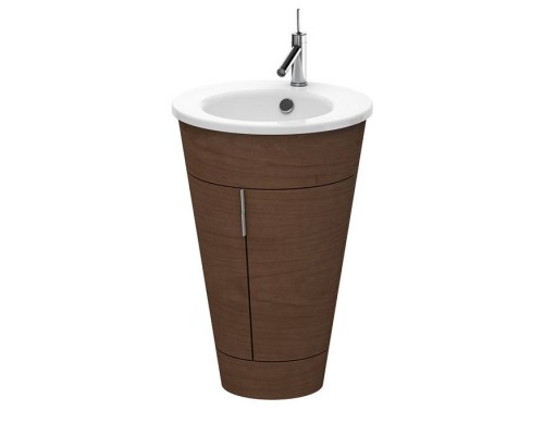 Duravit Starck 1 Тумба напольная 60x56xh82.5см, с раковиной , подсветка LED, цвет: американский орех. 0406580000, S1952001313, S1970400000 Duravit Starck 1 Тумба напольная 60x56xh82.5см, с раковиной , подсветка LED, цвет: американский орех. 0406580000, S1952001313, S1970400000