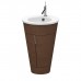 Duravit Starck 1 Тумба напольная 60x56xh82.5см, с раковиной , подсветка LED, цвет: американский орех. 0406580000, S1952001313, S1970400000