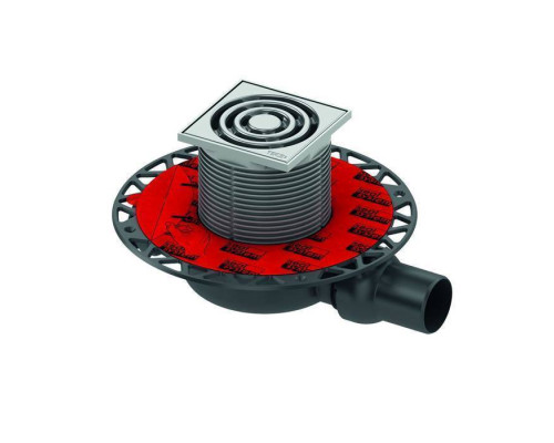 TECE Трап низкий горизонтальный с универсальным фланцем Seal System. 3601100