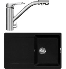 Комплект Мойка кухонная Lava L4.LAV + Смеситель SG05 CR chrome