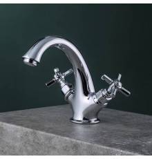 Gattoni TRD Смеситель для раковины, 1 отв., ручки Paris, цвет: хром. TR320/18C0