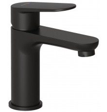 Kludi 322823975 X1 oднорычажный смеситель на умывальник 95, без донн.клапана, черный матовый 322823975