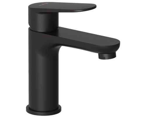 Kludi 322823975 X1 oднорычажный смеситель на умывальник 95, без донн.клапана, черный матовый 322823975