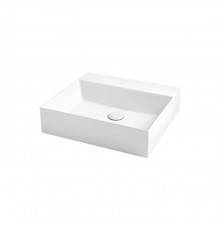 Azzurra Elegance Squared Раковина подвесная/накладная, 50x45xH12,5 см, без отв., цвет: Bianco lucido. ELLP050450Q0BI/(EQA50 bi)*0